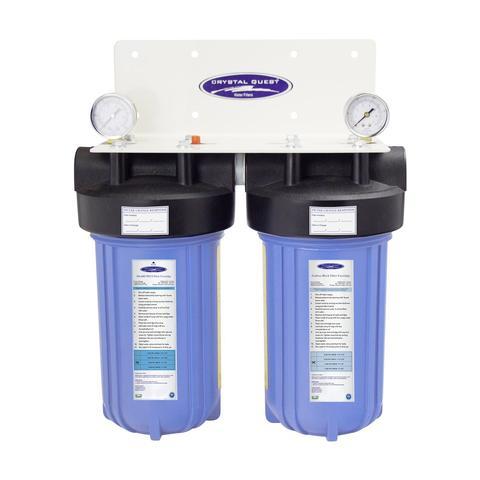 Crystal Quest Compact Whole House Water Filter, SMART Series (3-6 GPM | 1-2 people)