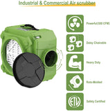 AlorAir HEPA 550 Air Scrubber Commercial/ Residential Commercial, 3-Stage HEPA Filtration,  Water Damage Restoration