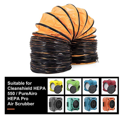 AlorAir Duct Hose for CleanShield HEPA 550 and PureAiro HEPA Pro 770/870/970