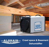 AlorAir HDi90 Duct-able version 90 pint Dehumidifier with Pump for Basement and Crawl Space